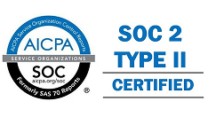 SOC2 TYPE II CERTIFIED logo